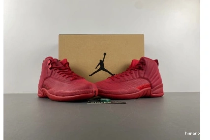 Hyperoad JORDAN 12 RED-BLACK GYM AIR GYM RED 0708